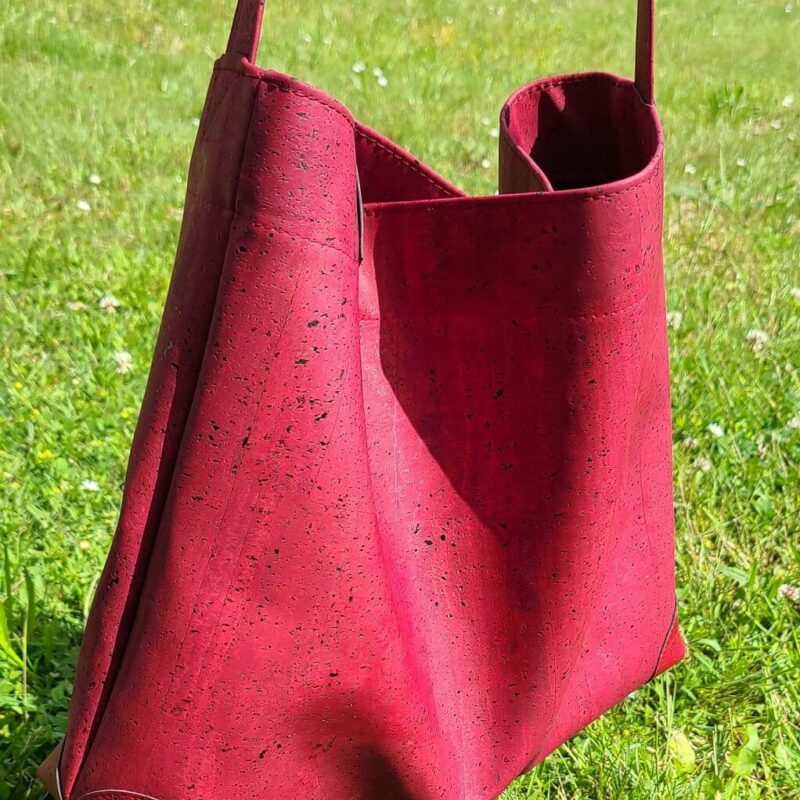 Grand sac bandoulière-sac en liège-tote bag vegan-slowfashion Roberta RV
