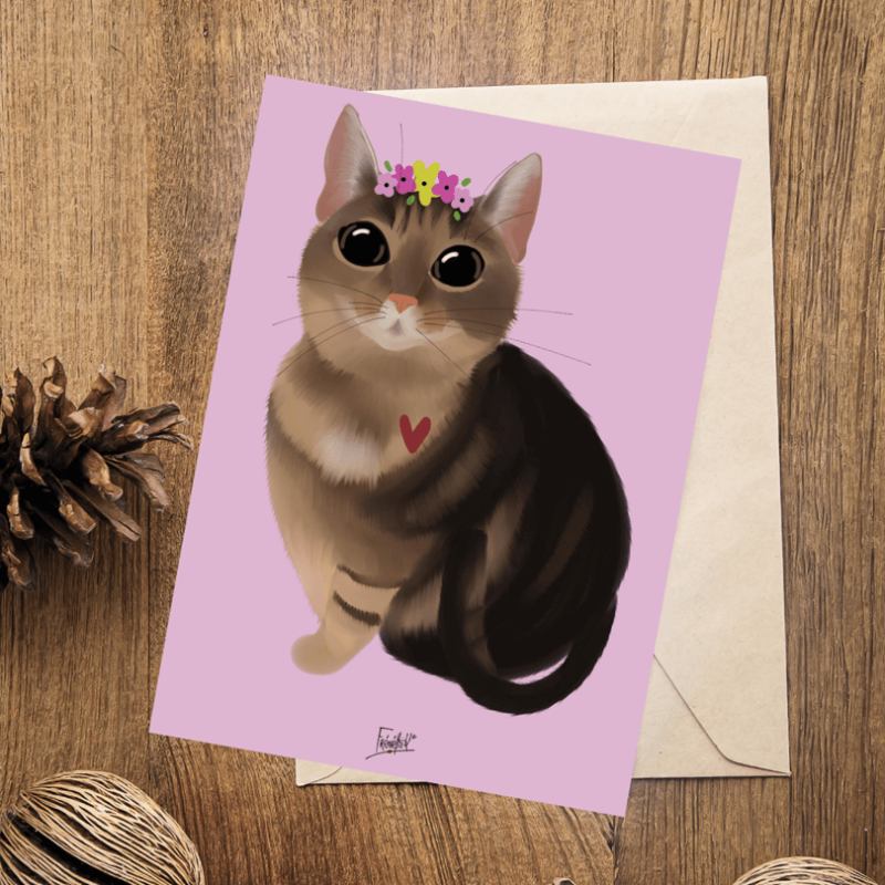 Frénéthik-carte Mindy-chat mignon-rose (1)