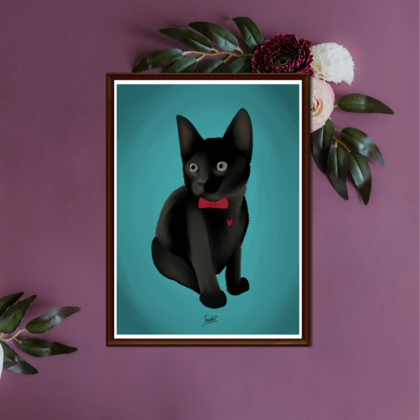 Frénéthik-affiche chaton-cats-mignon-enfant-artisanat français (1)