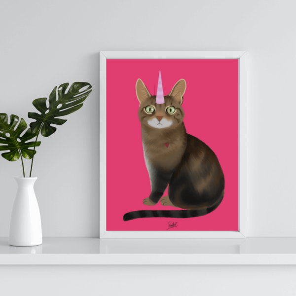 Portrait chat-animaux de compagnie-Frénéthik-dessin chat -Fontainebleau-Seine et marne